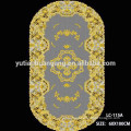 oval golden coffee lace tablecloth